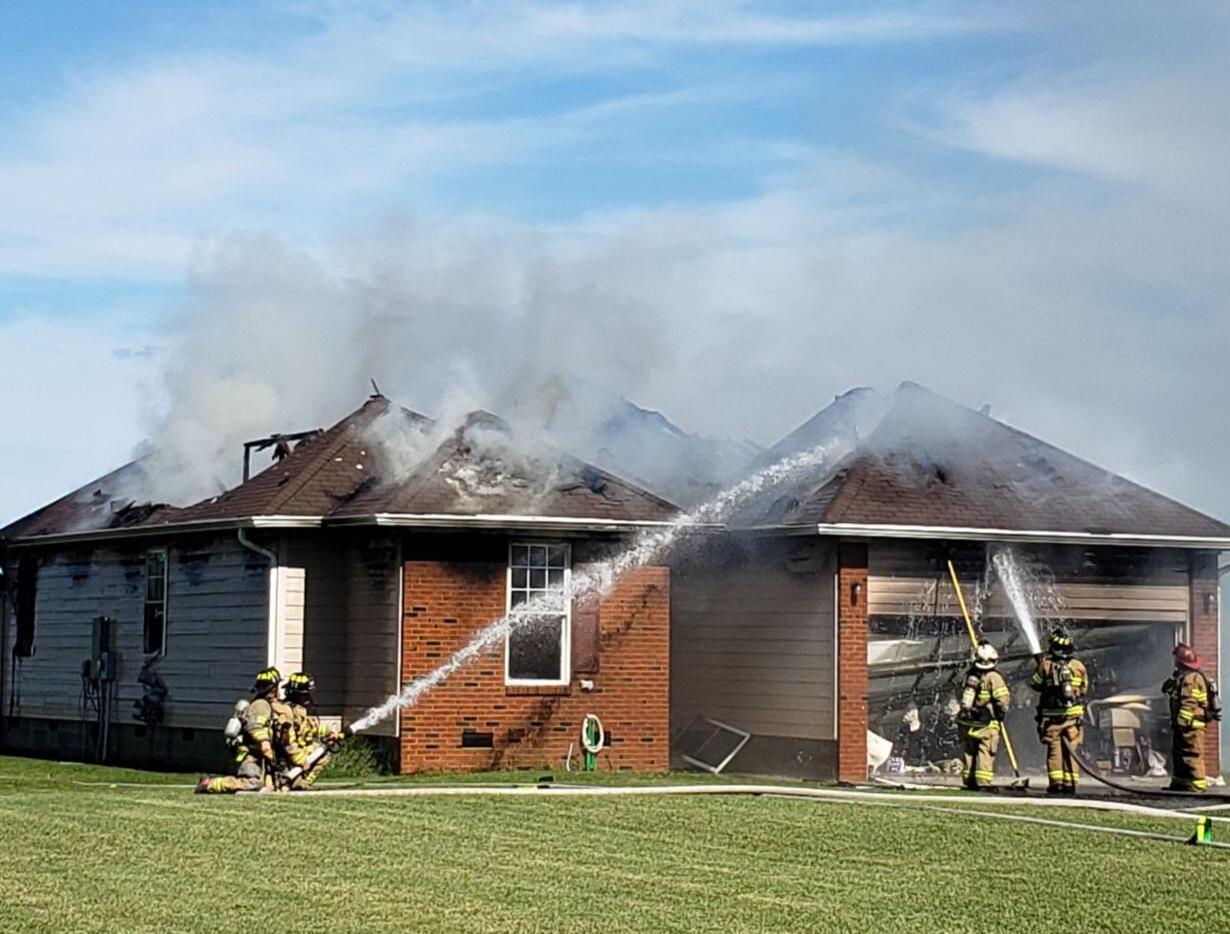 House fire in Shiloh